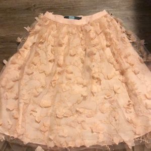 Pink/Blush Poofy Skirt from Eva Franco